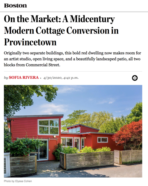 On the Market: A Midcentury Modern Cottage Conversion in Provincetown